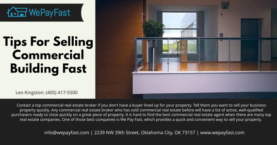 Tips For Selling Commercial Building Fast